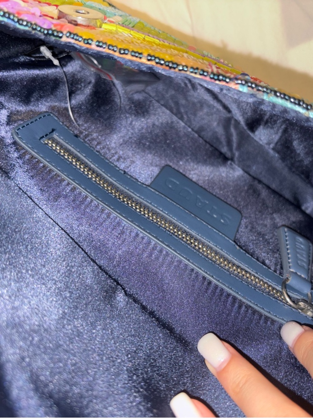 STAUD Tommy Beaded Bag - Multicolor - Picture 6 of 8